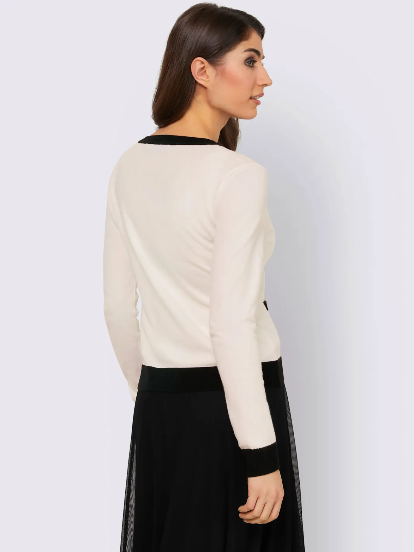 Ashley Brooke Gilets Et Cardigans<Cardigan veste en tricot, 2 poches