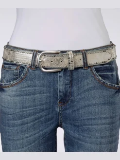 Ceintures<Ceinture aspect métallisé décoratif