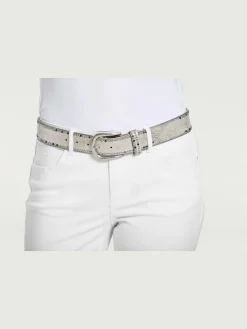 Ceintures<Ceinture aspect métallisé décoratif