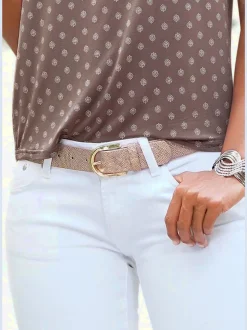 LASCANA Ceintures<Ceinture hanches ceinture au look métallisé tendance avec motif animal en relief