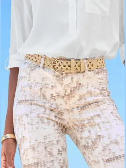 LASCANA Ceintures<Ceinture hanches découpes tendance et détails dorés