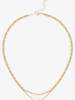 LASCANA Bijoux<Chaîne en acier inoxydable collier à 2 rangs avec pendentif en forme de sphère