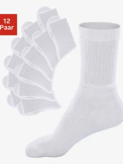Go in Chaussettes<Chaussettes de tennis chaussettes de sport unies avec tige côtelée