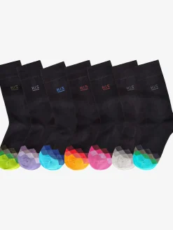 H.I.S Chaussettes<Chaussettes socquettes avec pointe joliment colorée