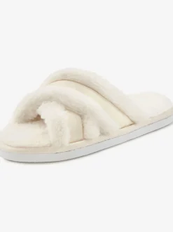 Vivance Pantoufles<Chaussons bande croisée raffinée