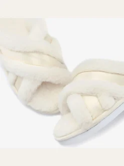 Vivance Pantoufles<Chaussons bande croisée raffinée