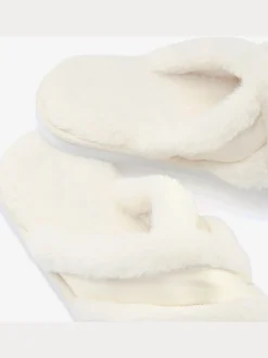 Vivance Pantoufles<Chaussons bande croisée raffinée