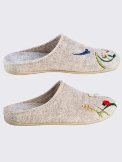 Pantoufles<Chaussons feutre doux