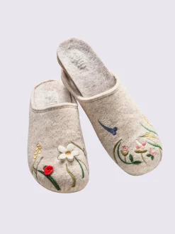 Pantoufles<Chaussons feutre doux