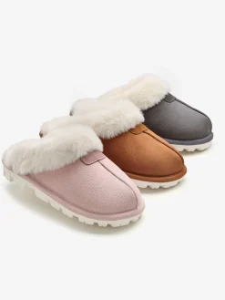 Vivance Pantoufles<Chaussons très chaudes, imitation fourrure douce