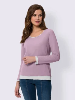 Best Connection T-Shirts<Chemise à manches longues 2 en 1 aspect 2 en 1