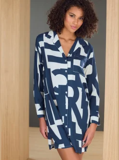 French Connection Chemises De Nuit<Chemise de nuit à col classique