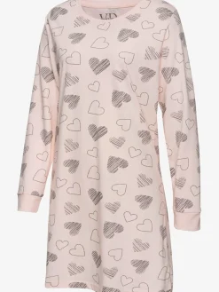 Vivance Dreams Chemises De Nuit<Chemise de nuit 2 robes légères avec imprimé cœurs