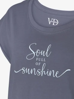 Vivance Dreams Chemises De Nuit<Chemise de nuit courte avec imprimé devant