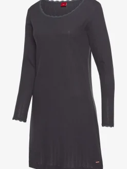 s.Oliver Chemises De Nuit<Chemise de nuit courte fantaisie en tricot ajouré