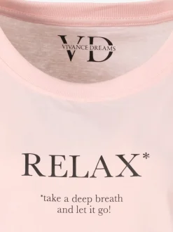 Vivance Dreams Chemises De Nuit<Chemise de nuit décontractée avec imprimé devant