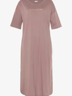 Vivance Dreams Chemises De Nuit<Chemise de nuit longueur midi avec détails imprimés