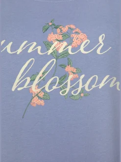 Vivance Dreams Chemises De Nuit<Chemise de nuit t-shirt de nuit à imprimé floral devant