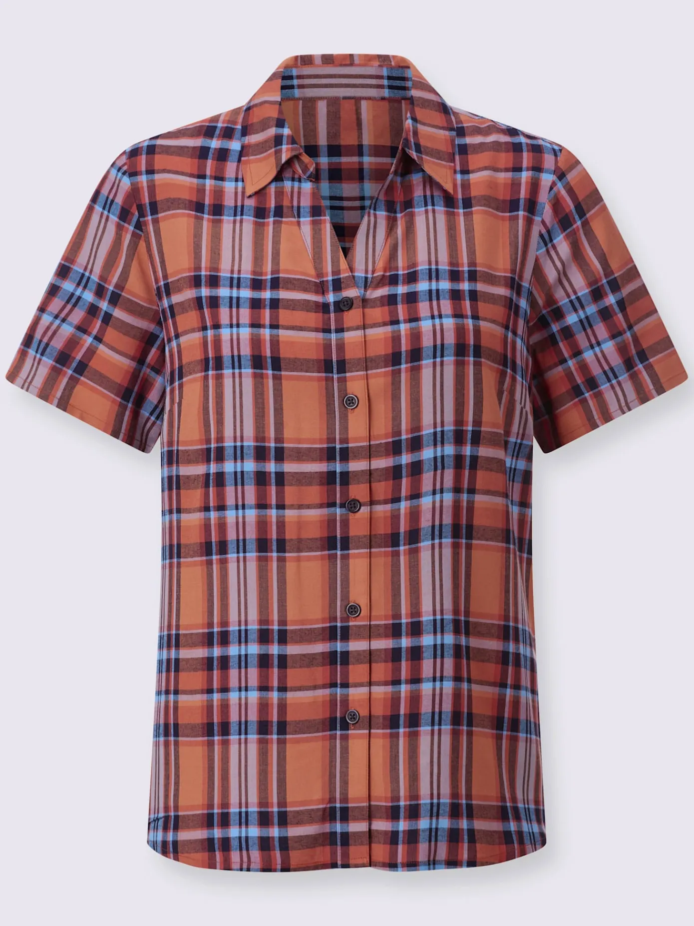 Collection L Chemisiers<Chemisier à carreaux pure viscose