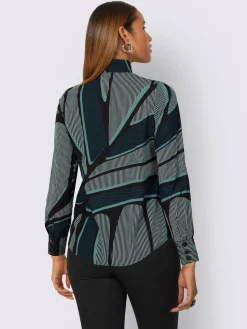 Creation L Chemisiers<Chemisier à col montant peu froissable