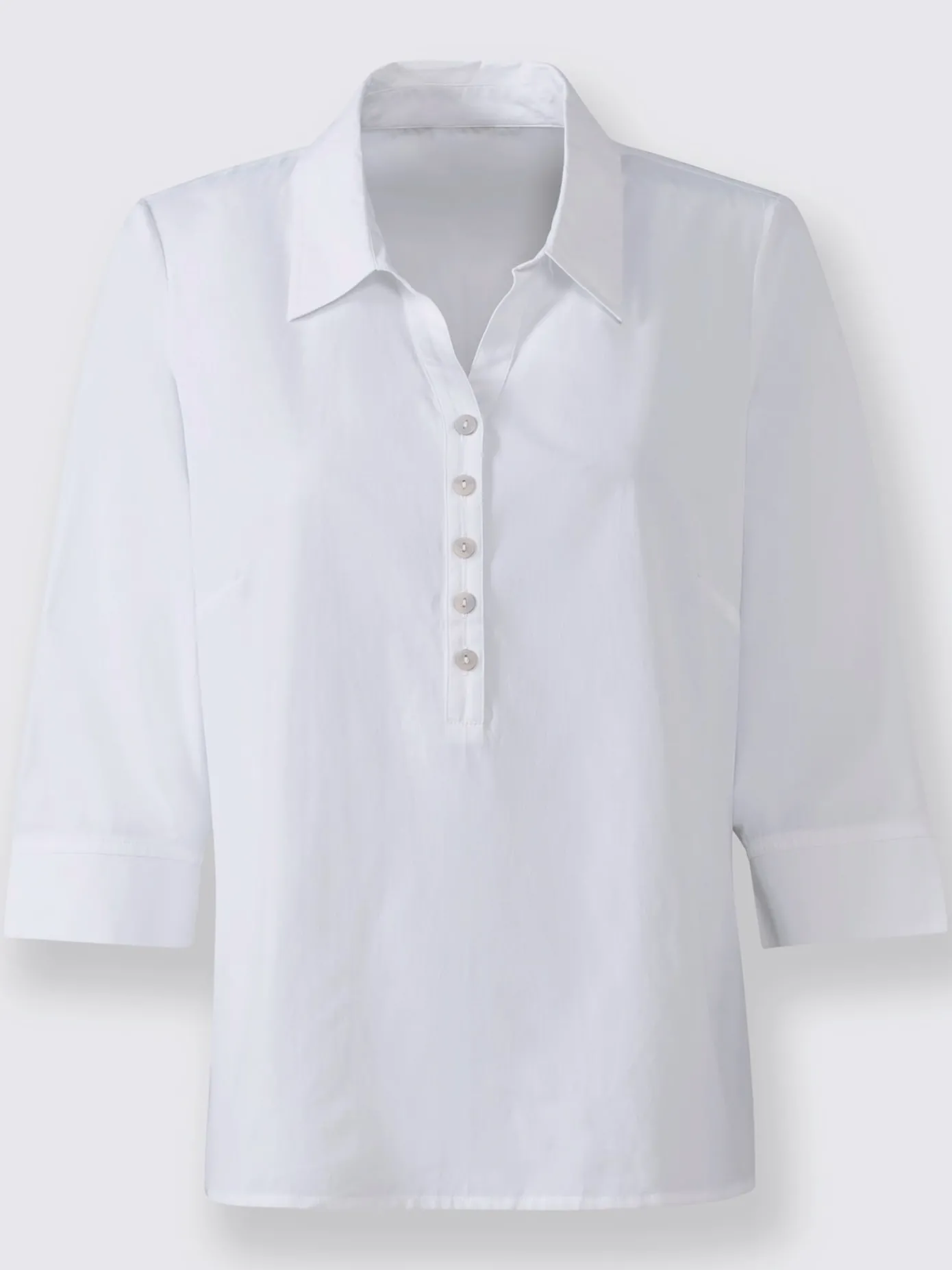 Chemisiers<Chemisier à enfiler 50% coton