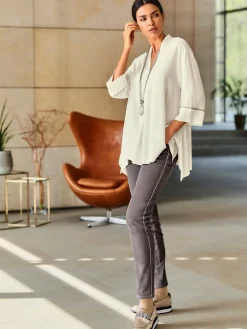 Rick Cardona Tenues De Cérémonie|Chemisiers<Chemisier à enfiler encolure en v affinante