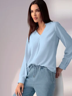 Rick Cardona Chemisiers<Chemisier à enfiler encolure décorative