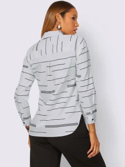 Creation L Chemisiers<Chemisier à enfiler mélange de cotons agréable à porter