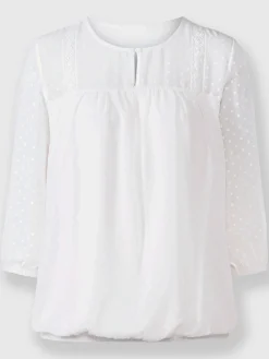 Chemisiers<Chemisier à enfiler motif petits pois tissés