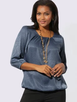 Fair Lady Chemisiers<Chemisier à enfiler motif jacquard original