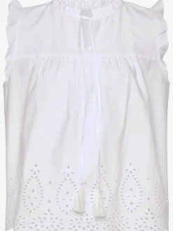 Vivance Chemisiers<Chemisier à manches courtes col v avec rubans décoratifs