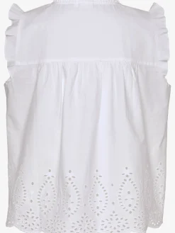 Vivance Chemisiers<Chemisier à manches courtes col v avec rubans décoratifs