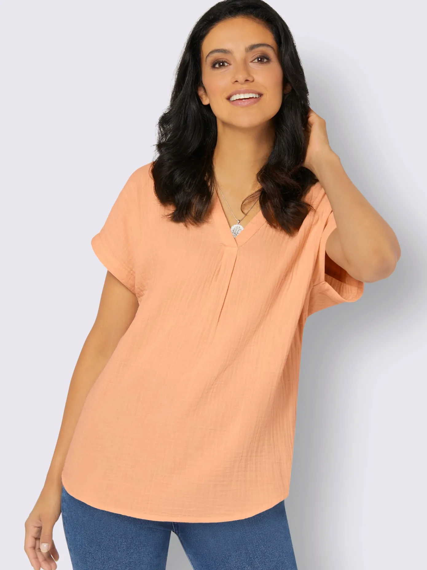 Chemisiers<Chemisier à manches courtes coupe affinante