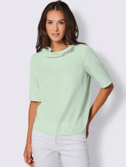 CREATION L PREMIUM Tenues De Cérémonie|Chemisiers<Chemisier à manches courtes mélange de modal doux