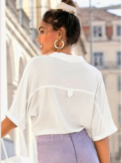 LASCANA Chemisiers<Chemisier à manches courtes tendance