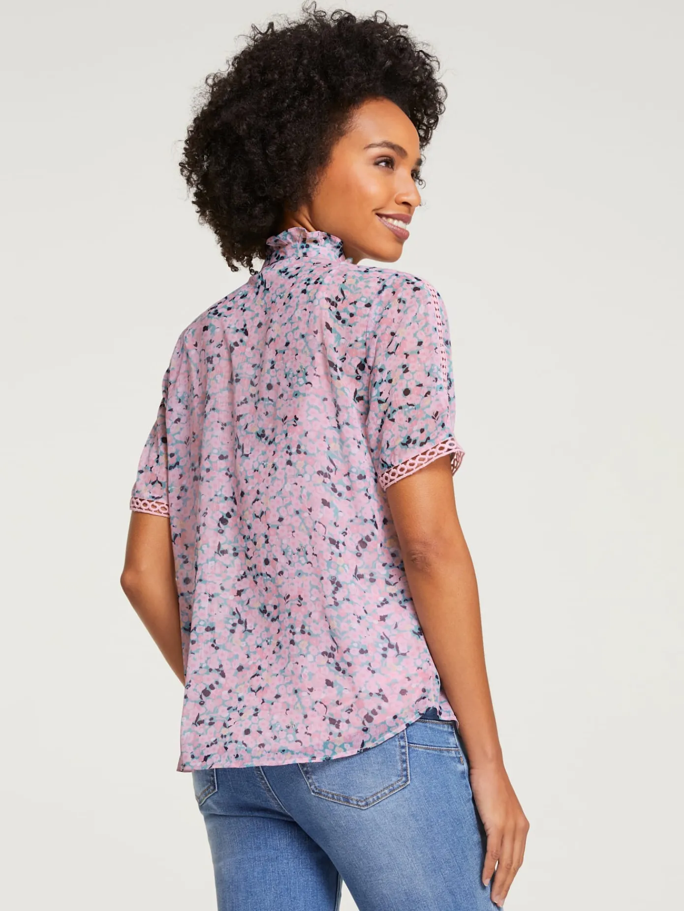 Linea Tesini Chemisiers<Chemisier à manches courtes chemisier moderne