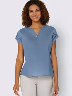 Collection L Chemisiers<Chemisier à manches courtes pur coton