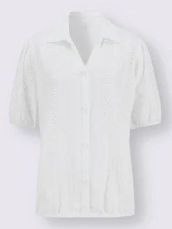 Chemisiers<Chemisier à manches courtes tissu structuré de qualité