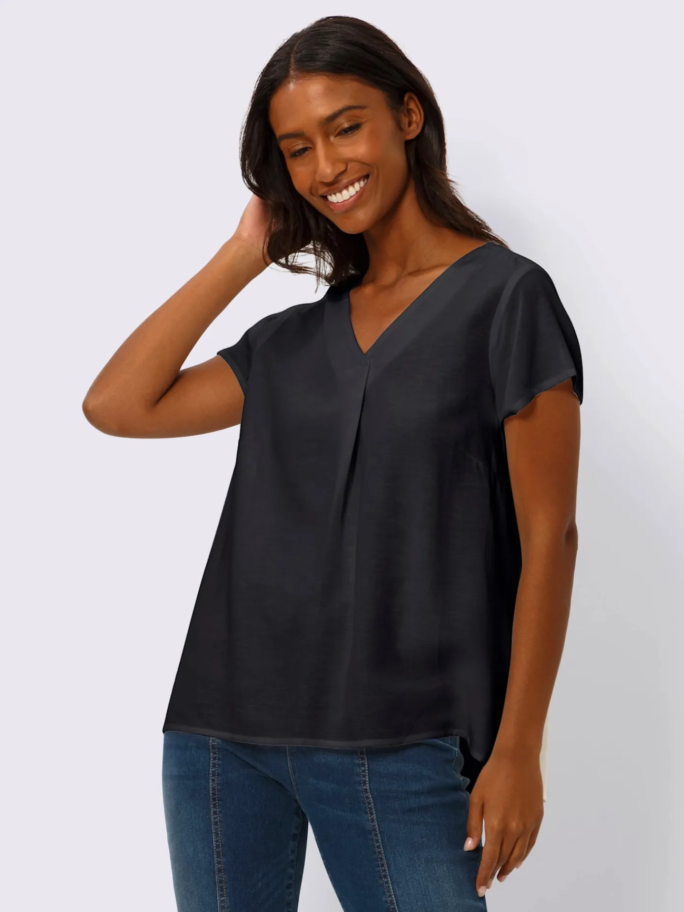 Best Connection Tenues De Cérémonie<Chemisier à manches courtes 55% lin