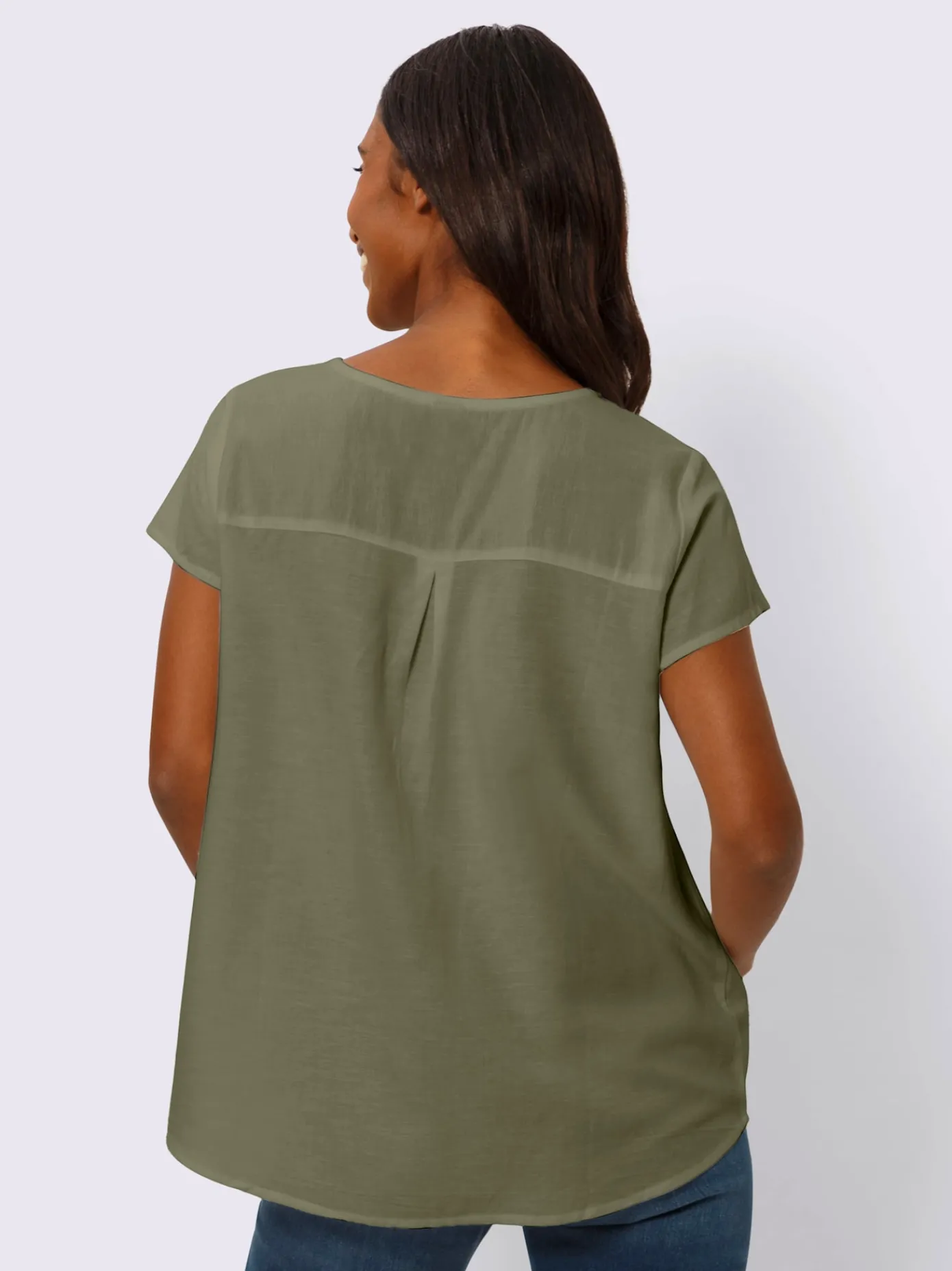 Best Connection Tenues De Cérémonie|Chemisiers<Chemisier à manches courtes 55% lin