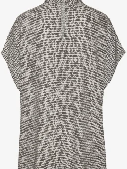 LASCANA Chemisiers<Chemisier à manches courtes chemisier imprimé avec petit col montant