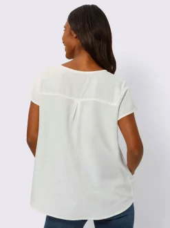 Best Connection Tenues De Cérémonie<Chemisier à manches courtes 55% lin