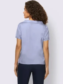 Linea Tesini Chemisiers<Chemisier à manches courtes col à revers élégant