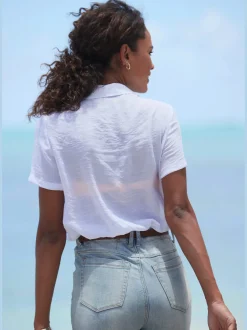 Vivance Chemisiers<Chemisier à manches courtes col chemisier tendance