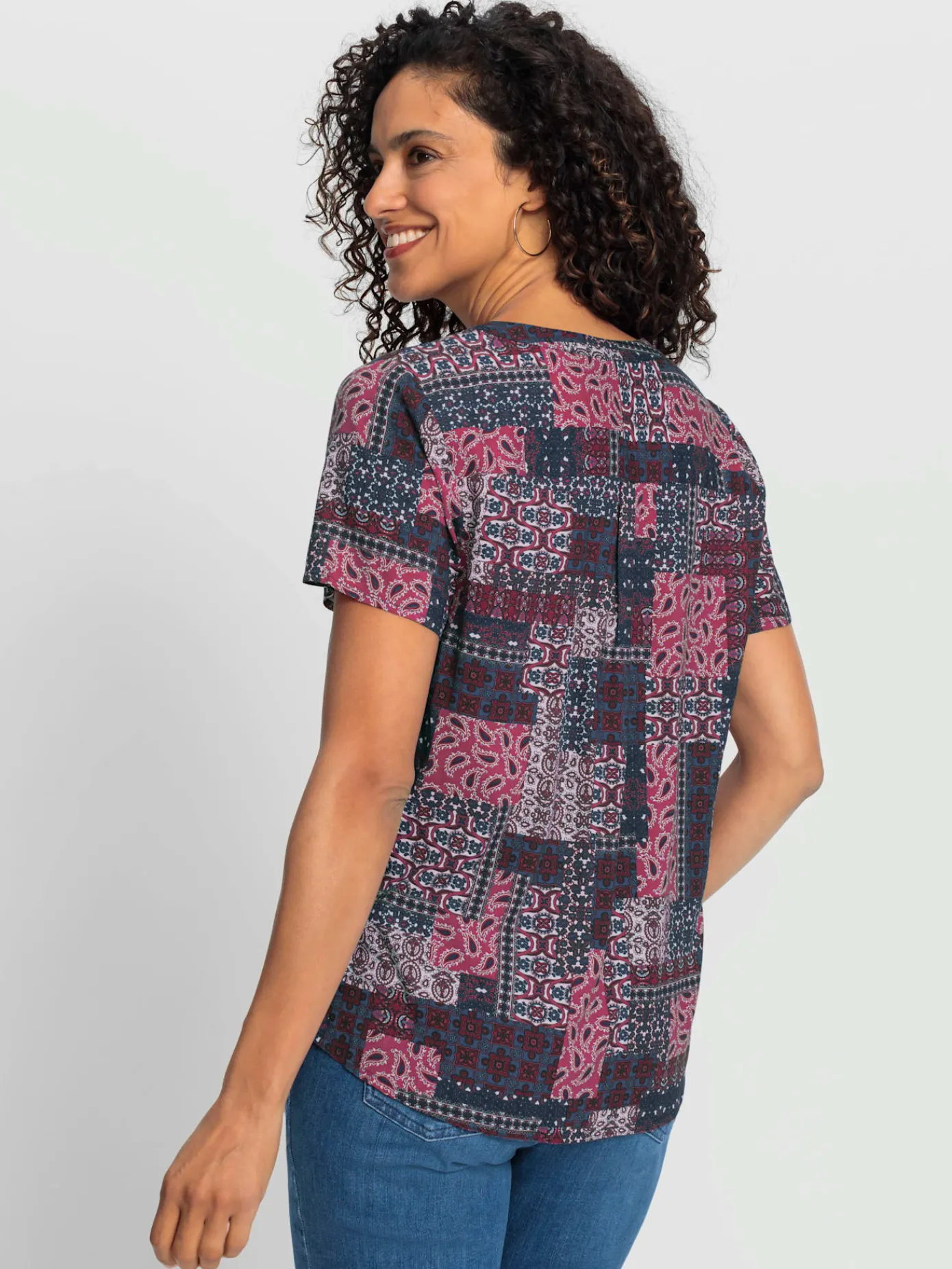 Chemisiers<Chemisier à manches courtes viscose (ecovero)