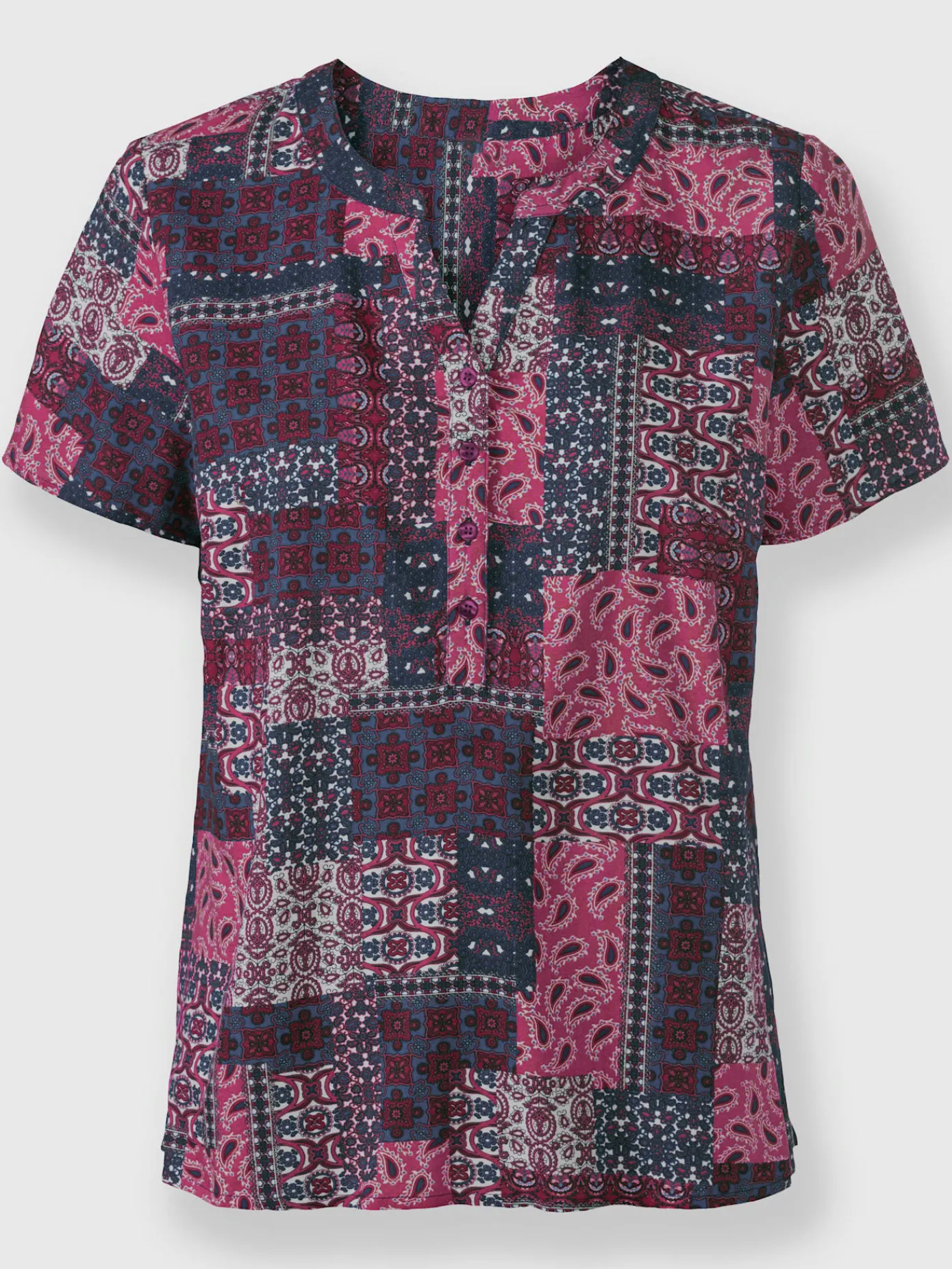 Chemisiers<Chemisier à manches courtes viscose (ecovero)