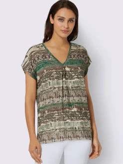 Chemisiers<Chemisier à manches courtes pure viscose