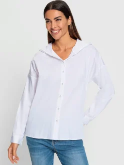 Rick Cardona Chemisiers<Chemisier à manches longues capuche tendance