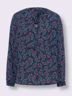 Linea Tesini Chemisiers<Chemisier à manches longues élégant imprimé paisley