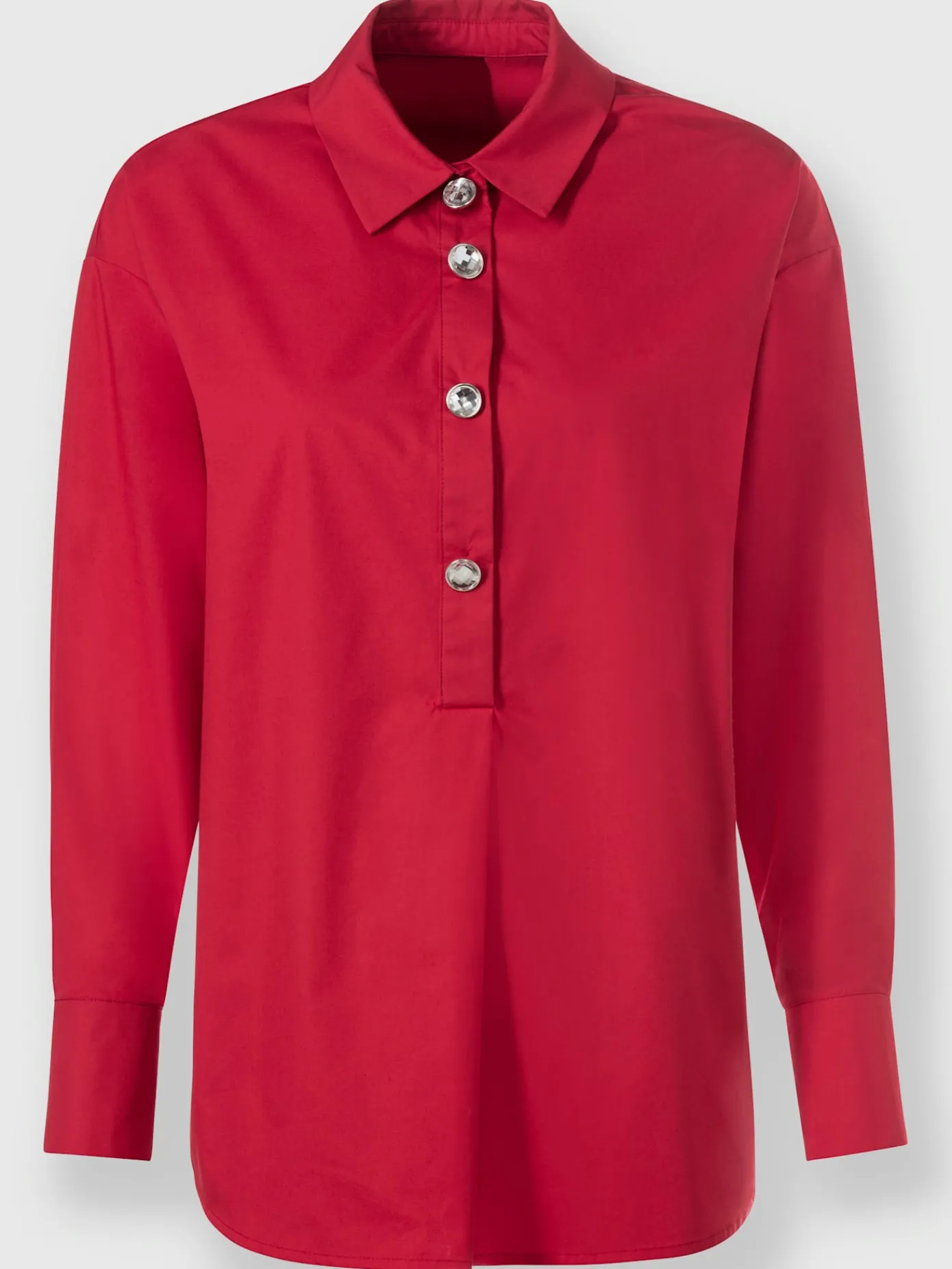 Rick Cardona Chemisiers<Chemisier à manches longues boutons décoratifs